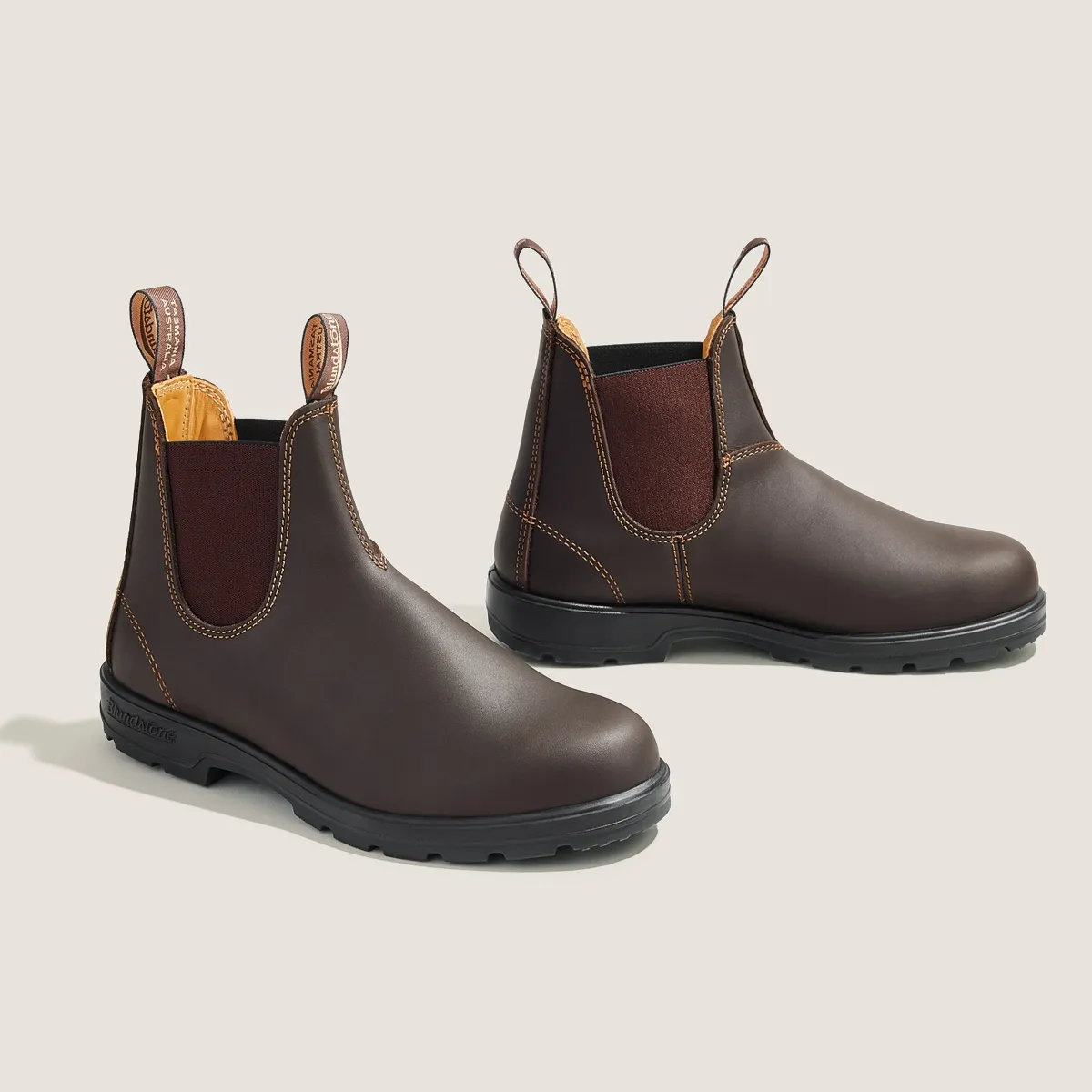 Men's Classics  Chelsea Boots  -  Walnut Brown