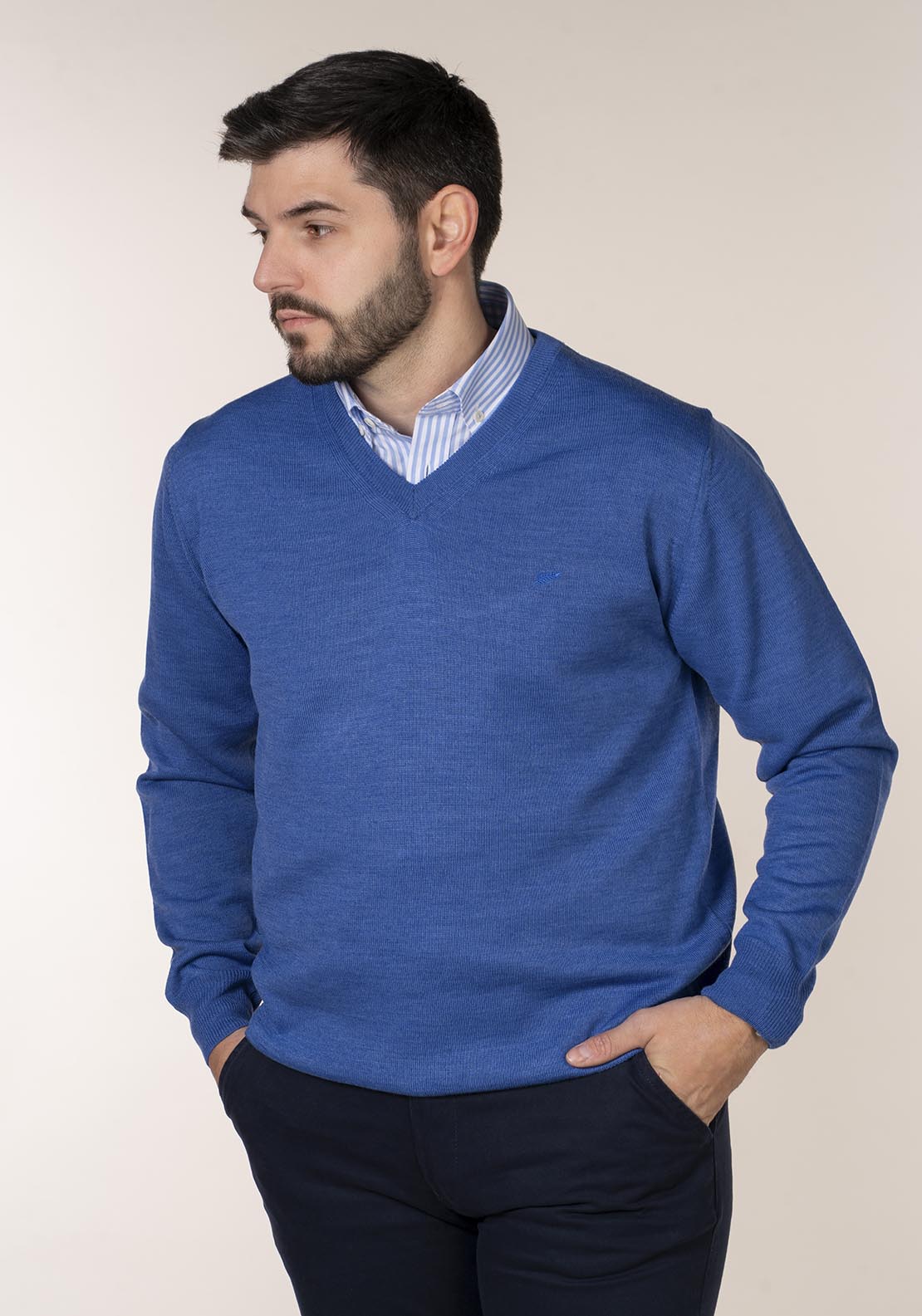 Mens V-Neck Jumper