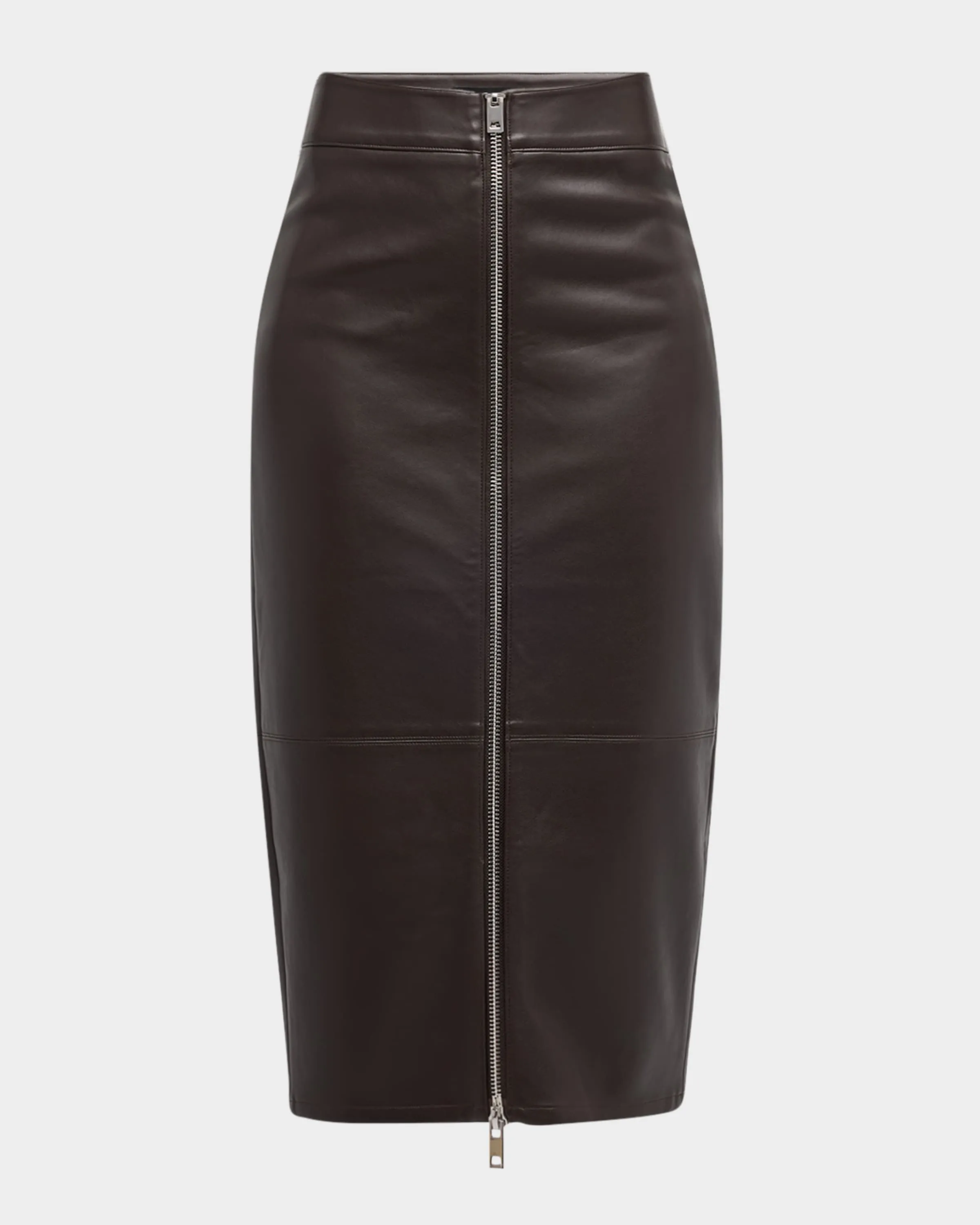 Millicent Vegan Leather Midi Skirt