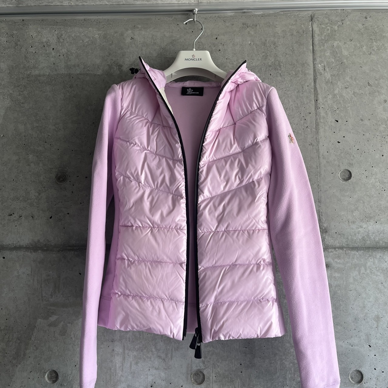 MONCLER  |Fleece And Nylon Cardigan