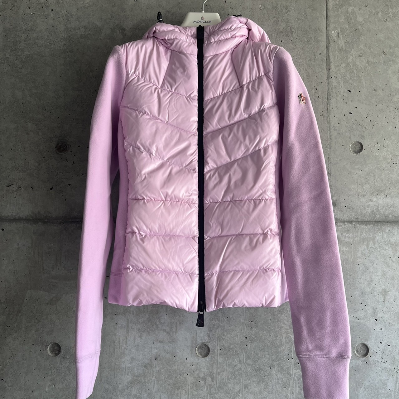 MONCLER  |Fleece And Nylon Cardigan