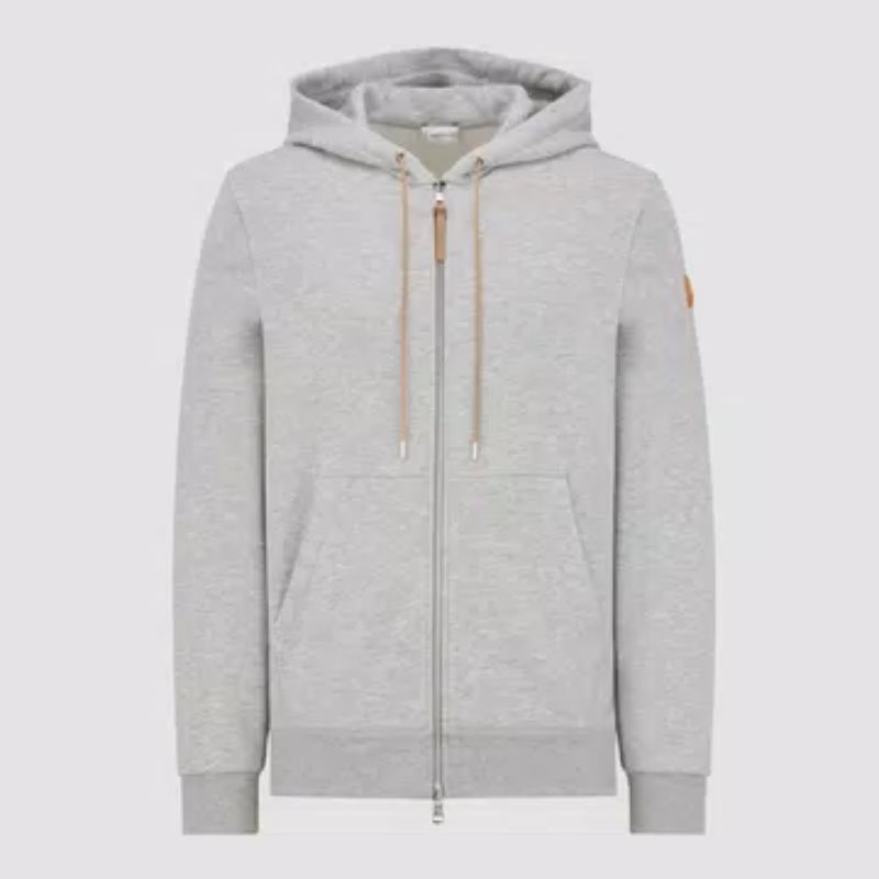 MONCLER  |Logo Patch Zip-Up Hoodie