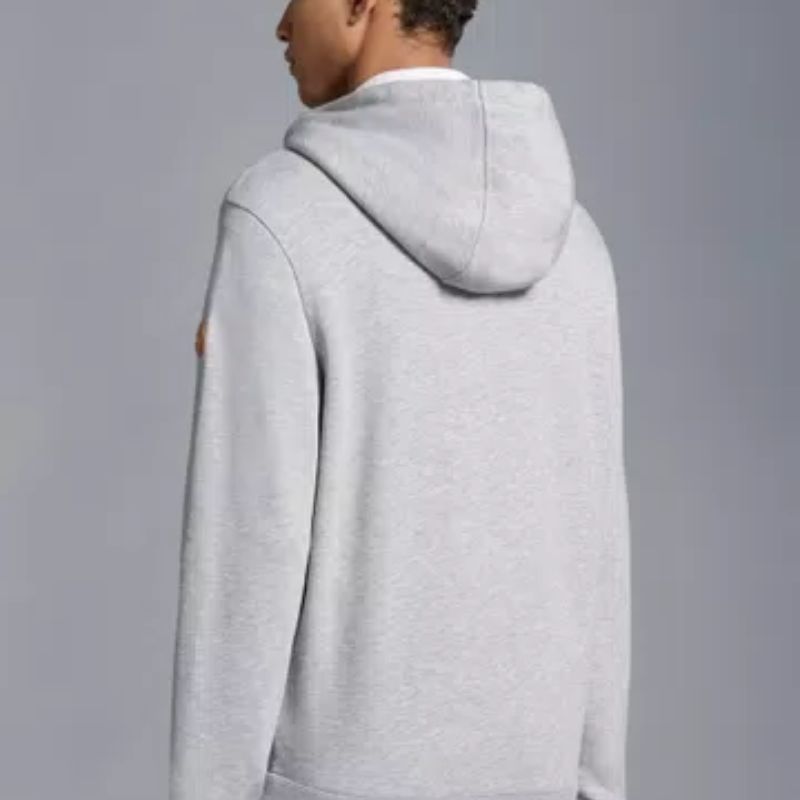 MONCLER  |Logo Patch Zip-Up Hoodie