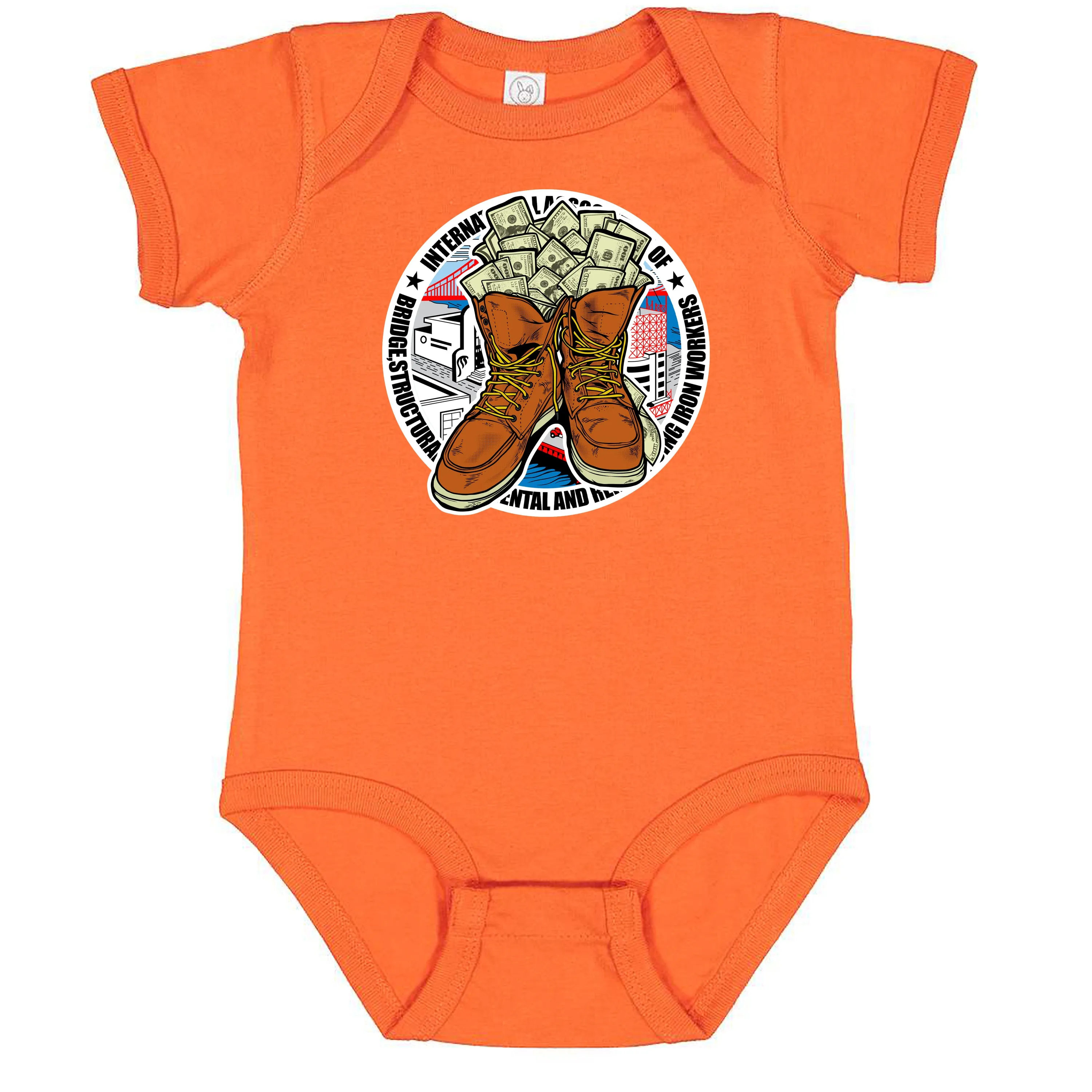 MONEY BOOTS ONESIE