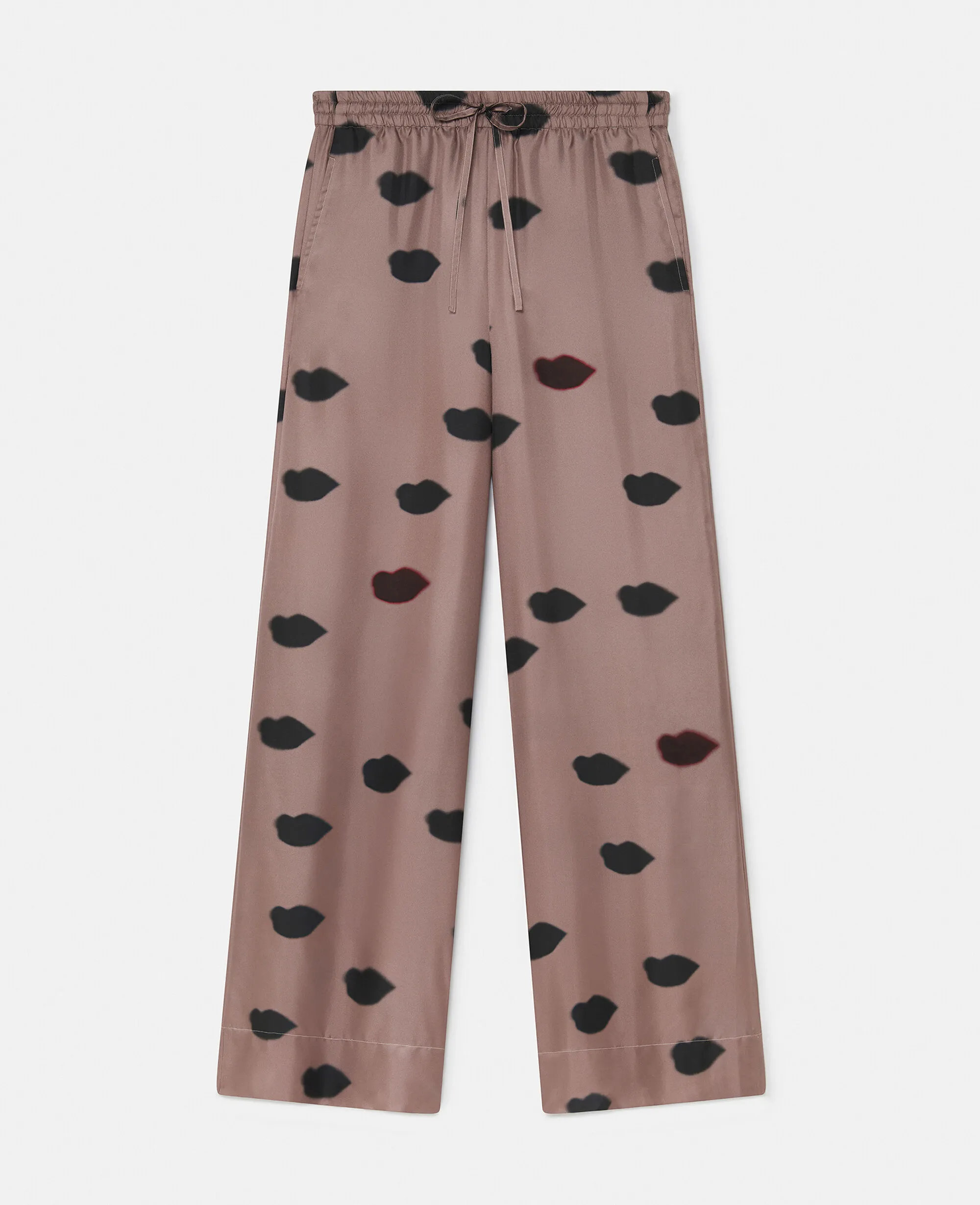 Oversized Lips Print Pants