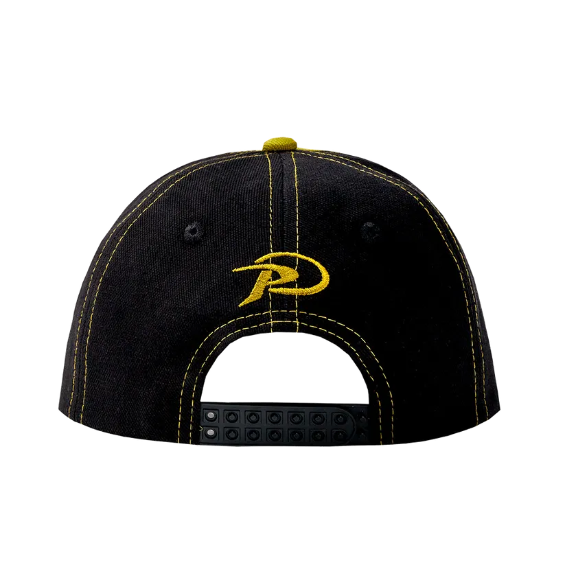 Pangea Jeans Leaf Logo Hat - Black Olive