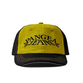 Pangea Jeans Leaf Logo Hat - Black Olive