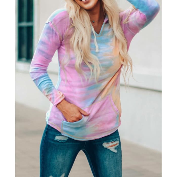 Pastel Tie Dye Hoodie