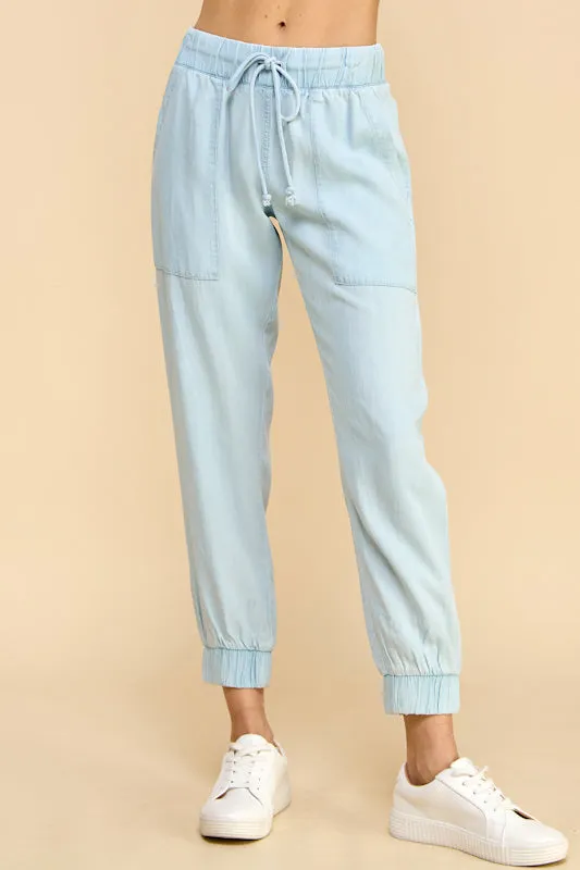 PATCH POCKET TENCEL JOGGER