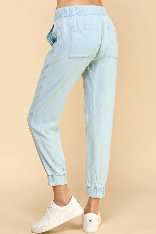 PATCH POCKET TENCEL JOGGER