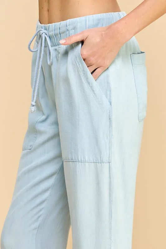 PATCH POCKET TENCEL JOGGER