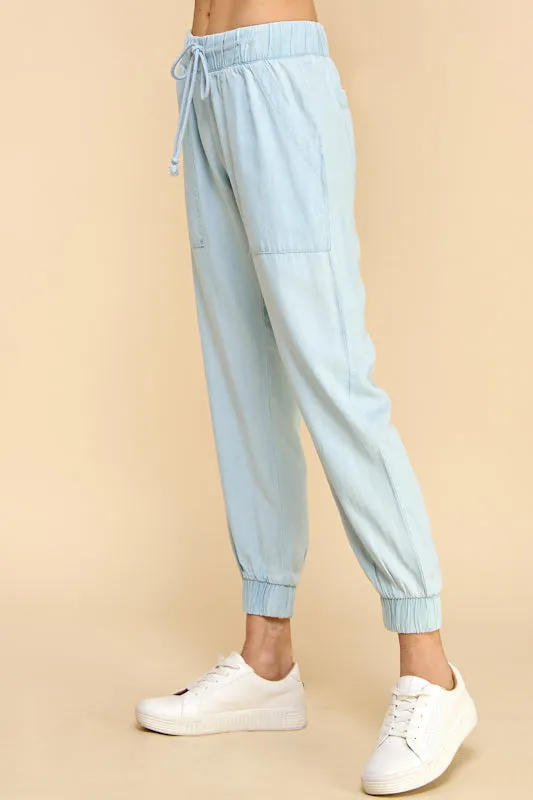 PATCH POCKET TENCEL JOGGER