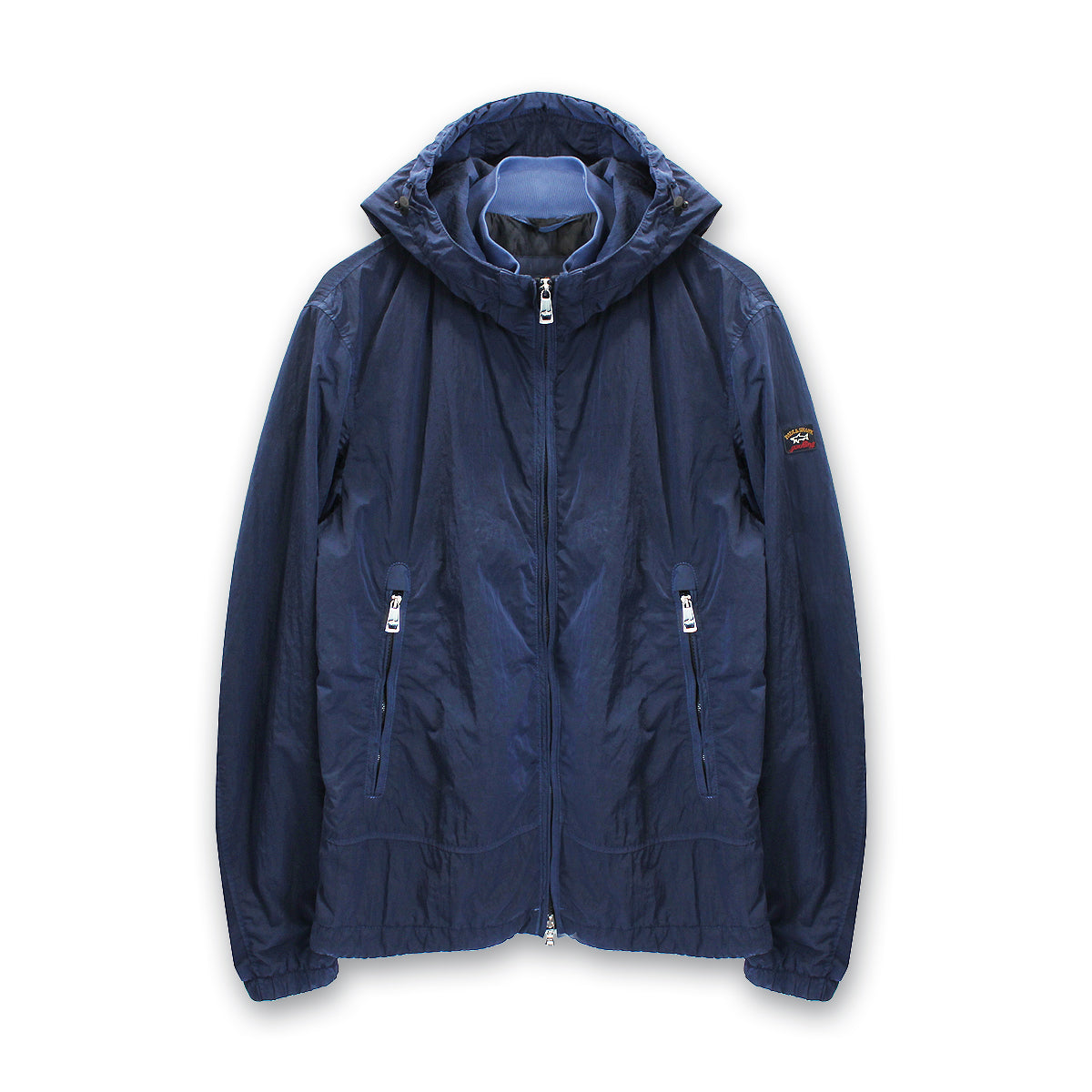 Paul & Shark - Garment Dyed Nylon Jacket in Blue