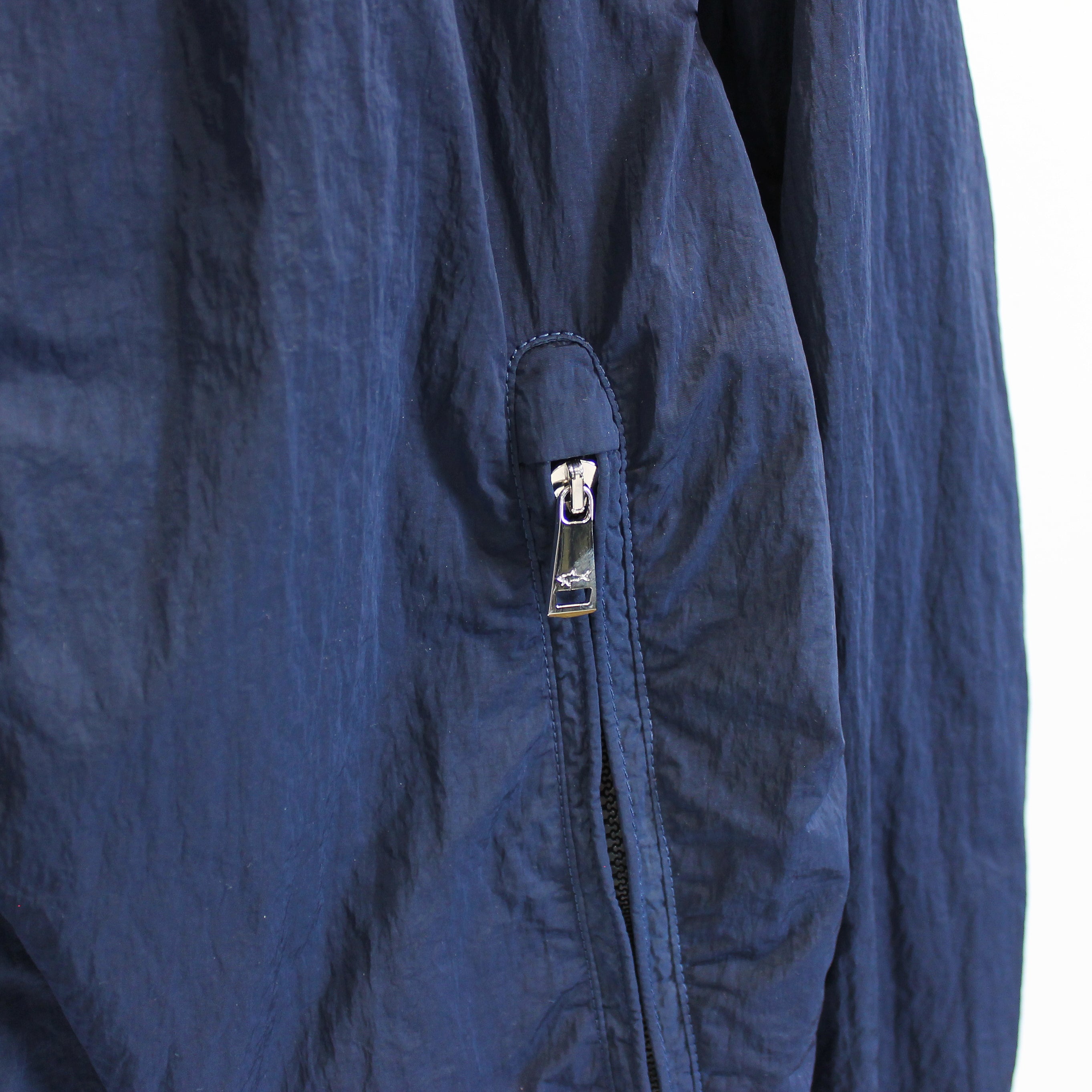 Paul & Shark - Garment Dyed Nylon Jacket in Blue