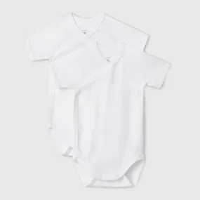 Petit Bateau Newborn Short Sleeve Bodysuit