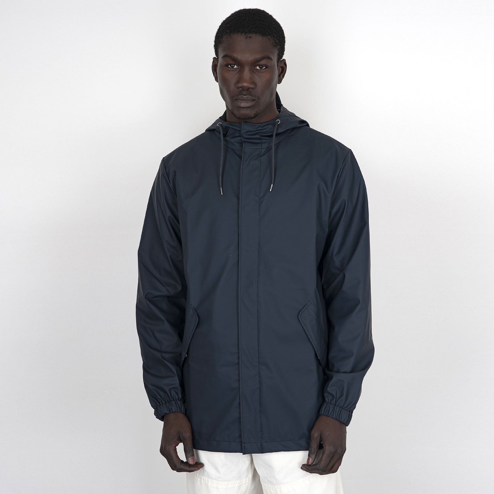 Rains Fishtail Jacket Blu Navy Uomo