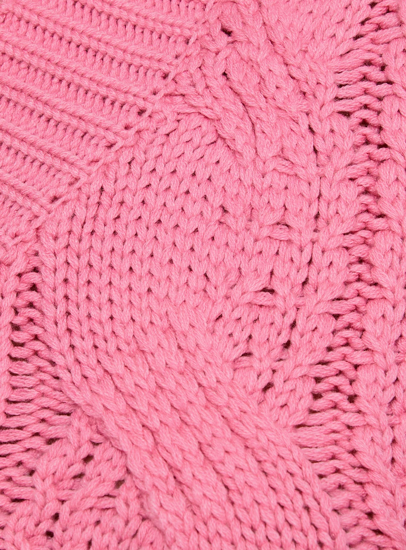 Ranelle Cable Knit Sweater Pink