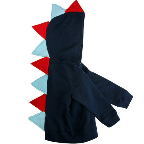 Red & Blue Dino Hoodie