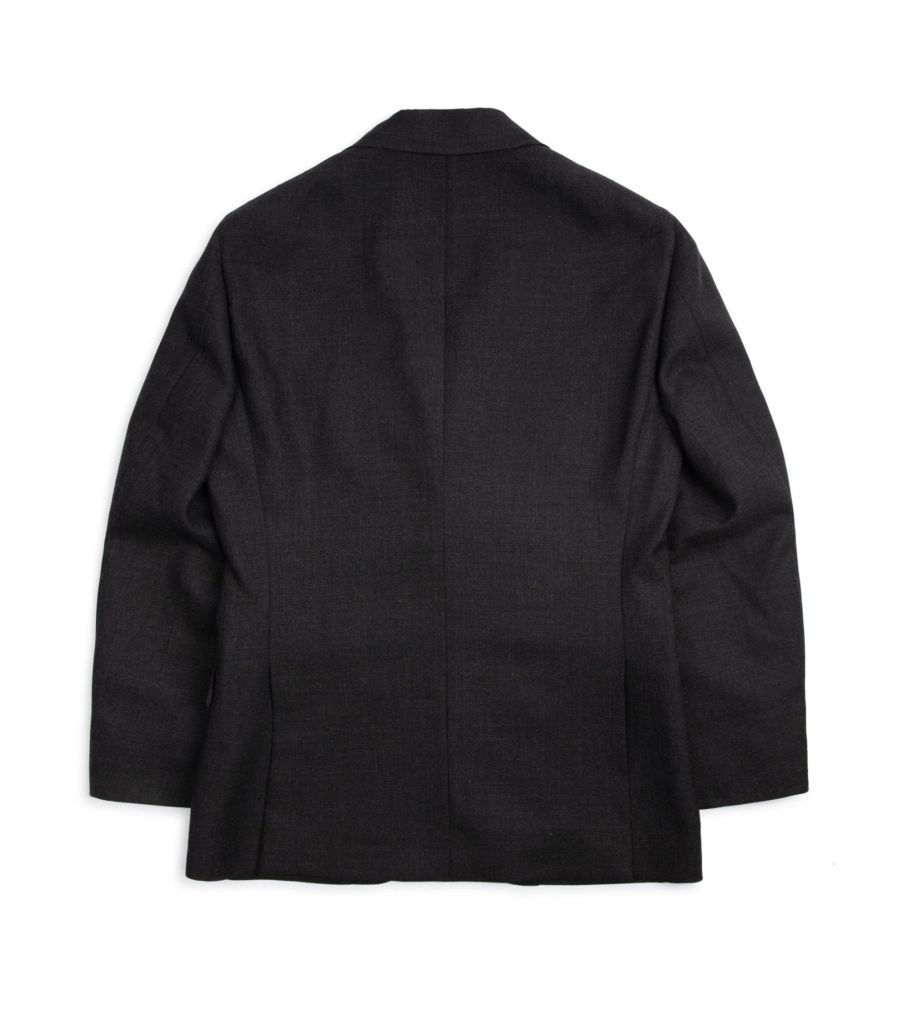 Ring Jacket Calm Twist Wool Suit: Charcoal