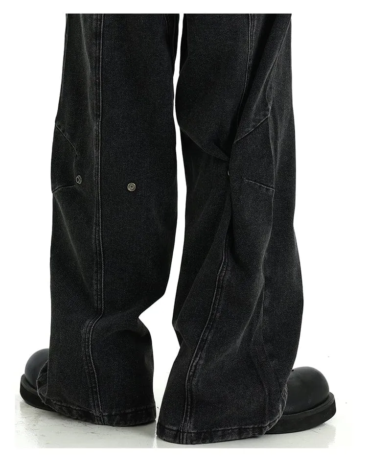 RT No. 10829 BLACK RODEO DENIM JEANS