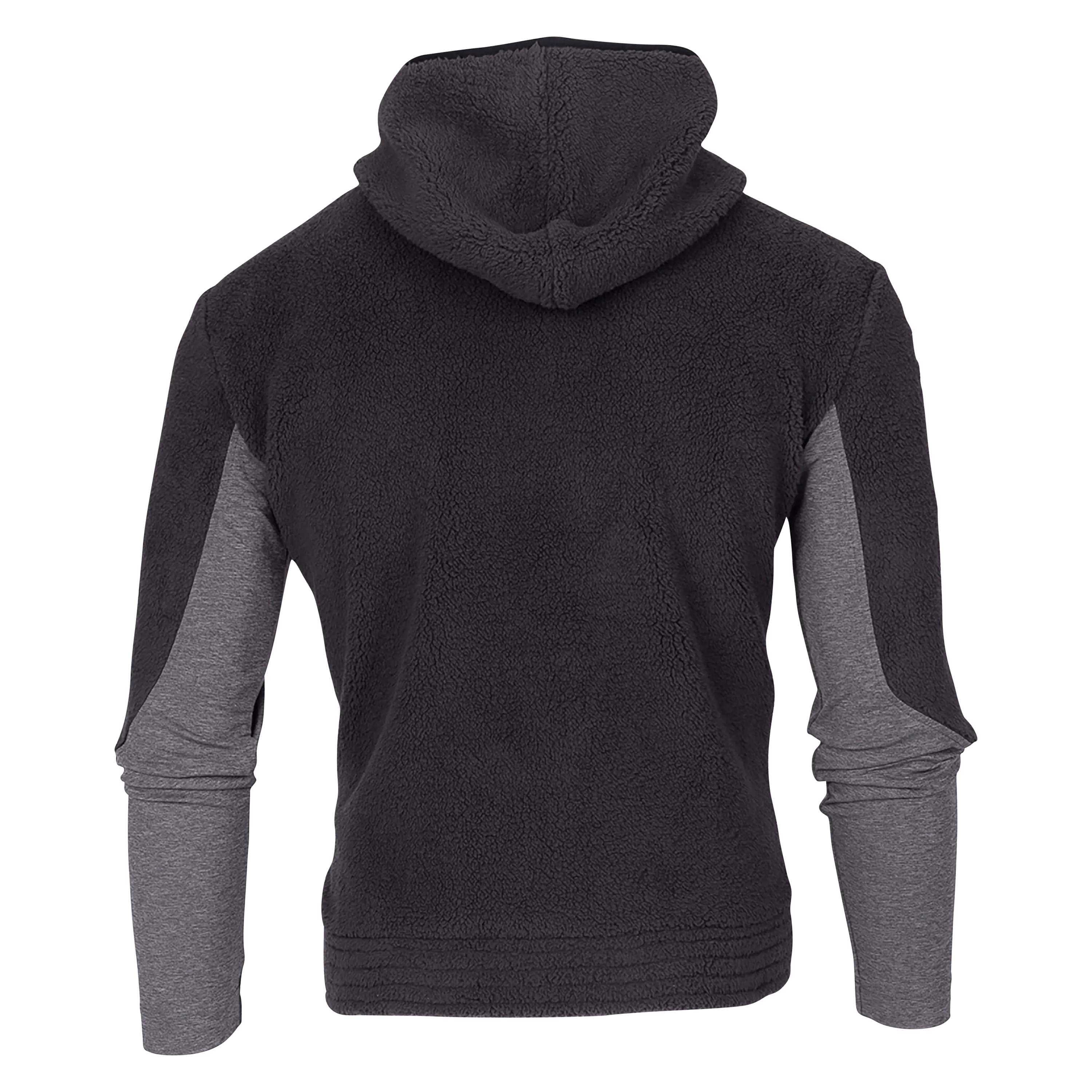 Sherpa Hybrid Full-Zip Hoodie