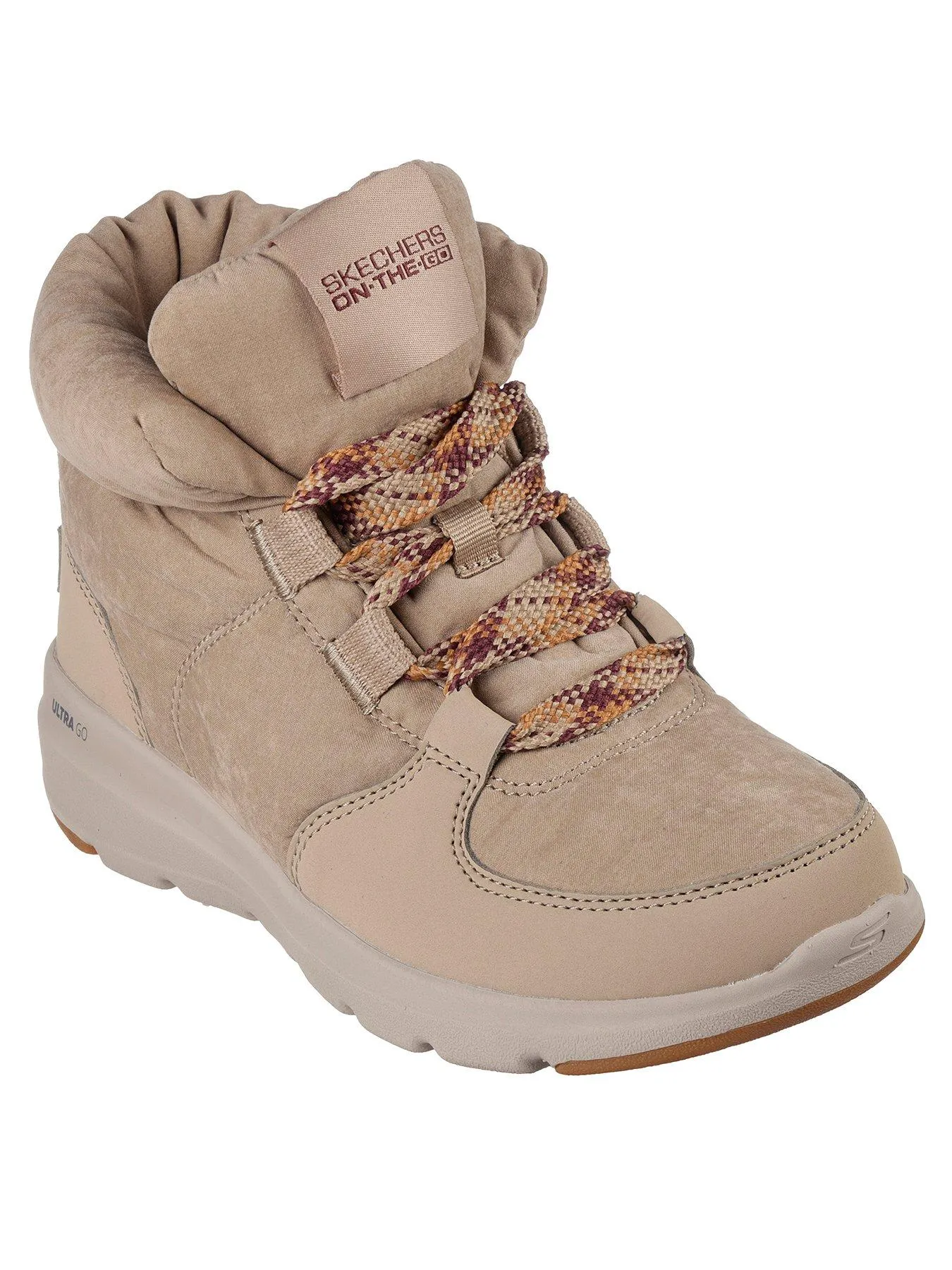 Skechers Nylon Puffy Sneaker Boot - Tan