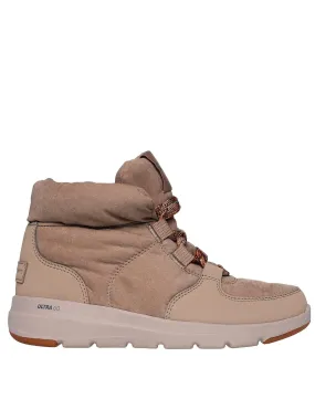 Skechers Nylon Puffy Sneaker Boot - Tan