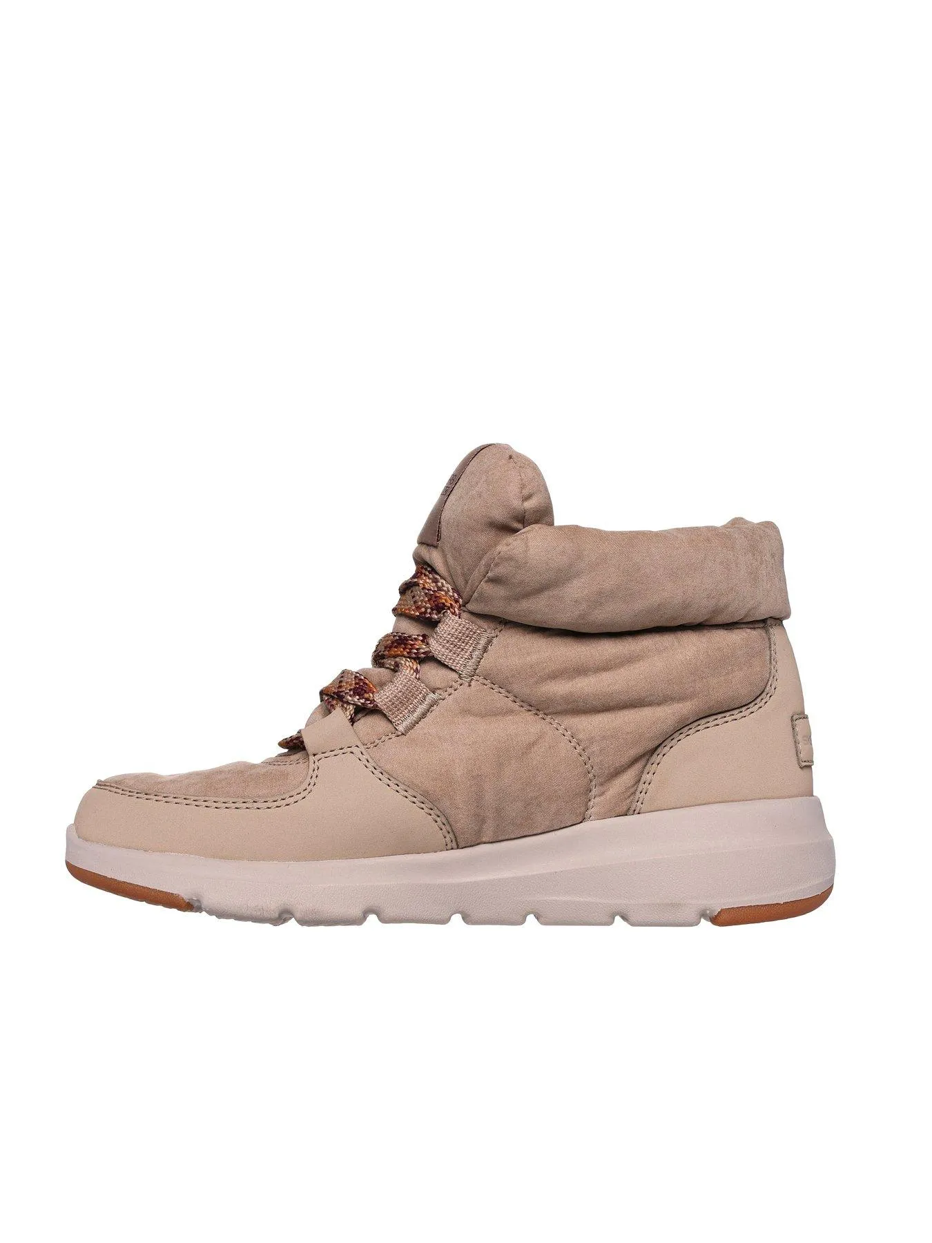 Skechers Nylon Puffy Sneaker Boot - Tan