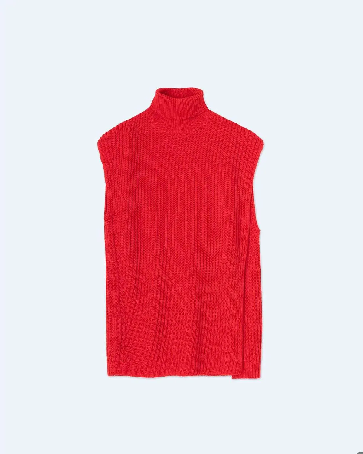 Sleeveless Turtleneck