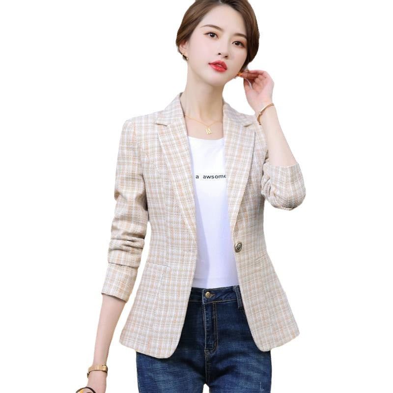 Spring and autumn Korean style short women's blazer