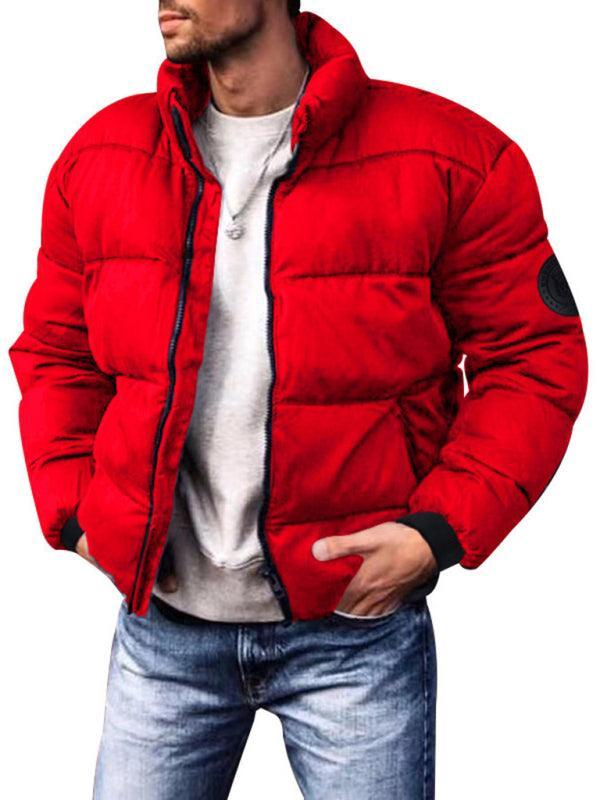 Stand Collar Men Winter Parka Jacket