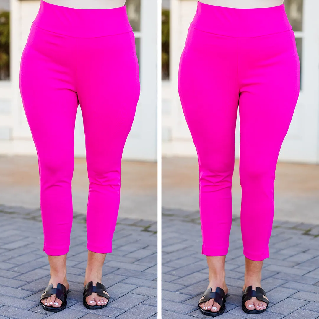 Strut Your Style Pants, Hot Pink