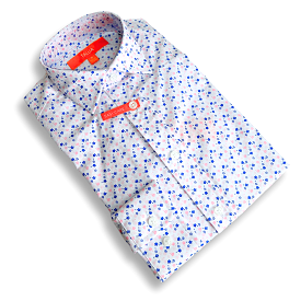 Tallia Boys White/Pink Floral Dress Shirt_ KZ0028