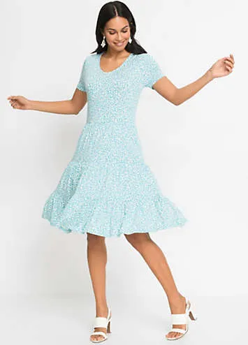 Tiered Floral Dress by bonprix | Look Again