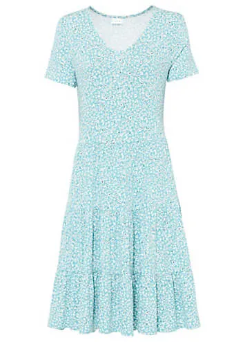 Tiered Floral Dress by bonprix | Look Again