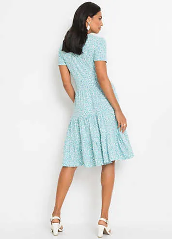 Tiered Floral Dress by bonprix | Look Again