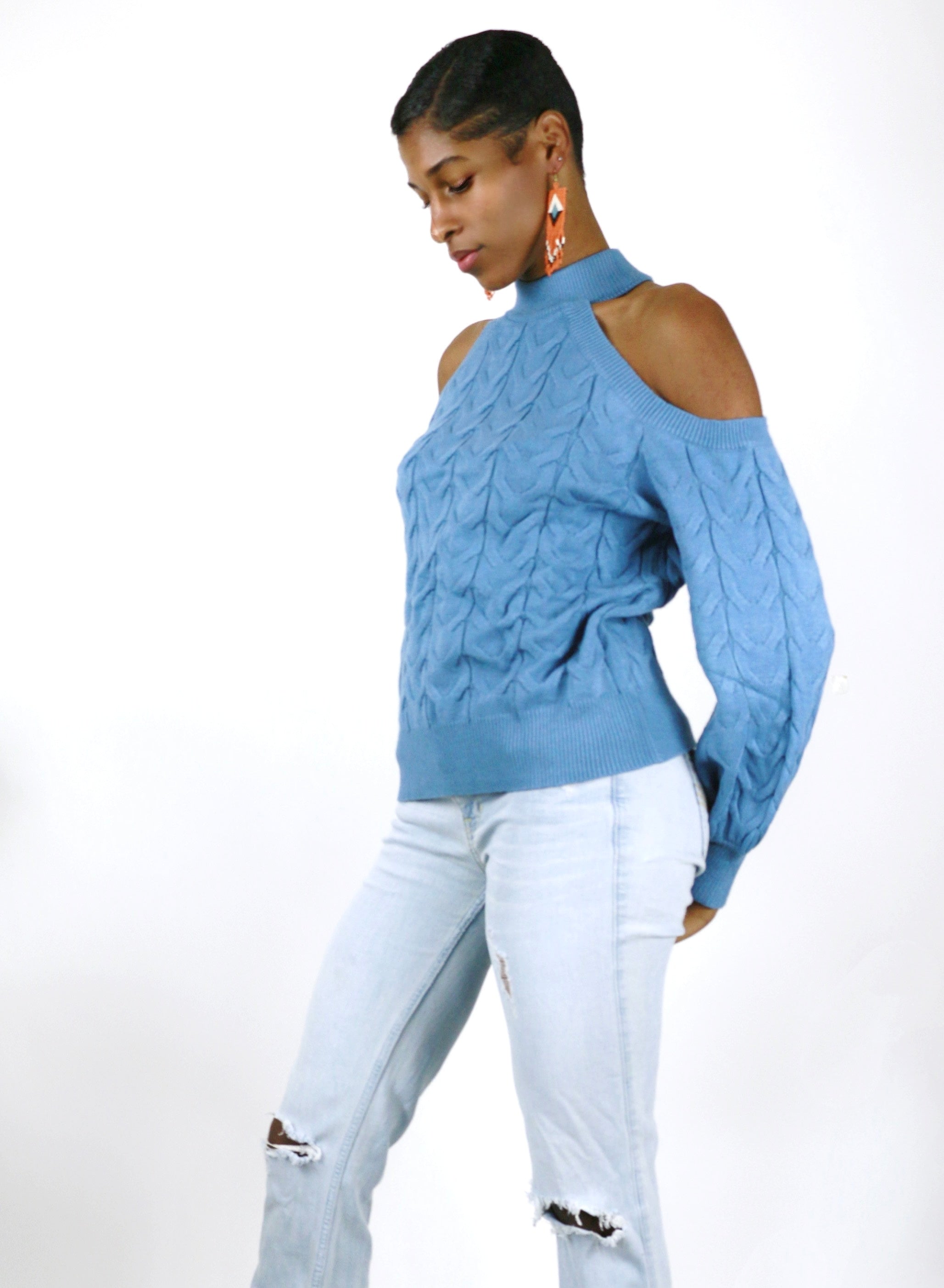 Tinsley Shoulder Out Sweater