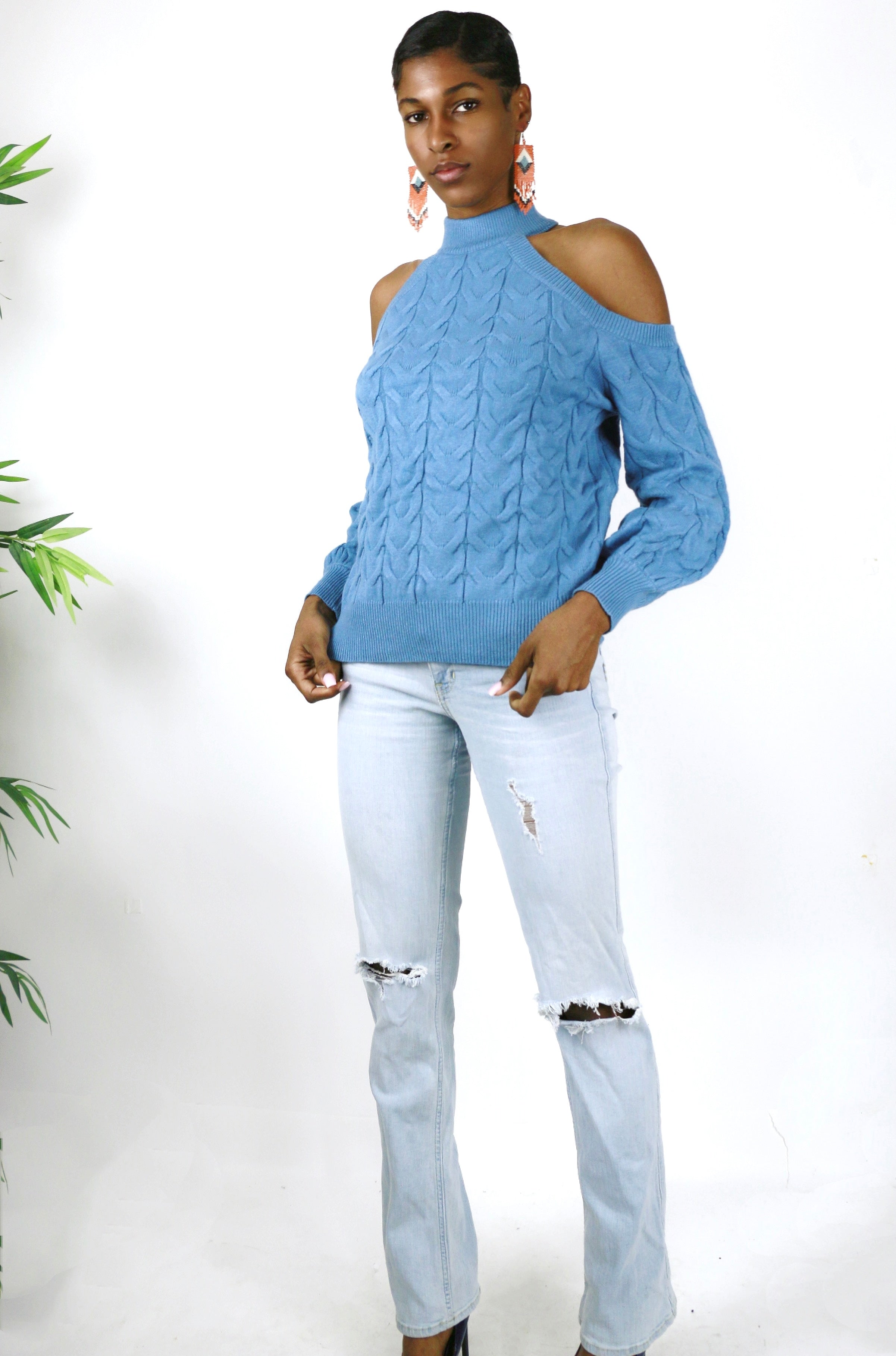 Tinsley Shoulder Out Sweater