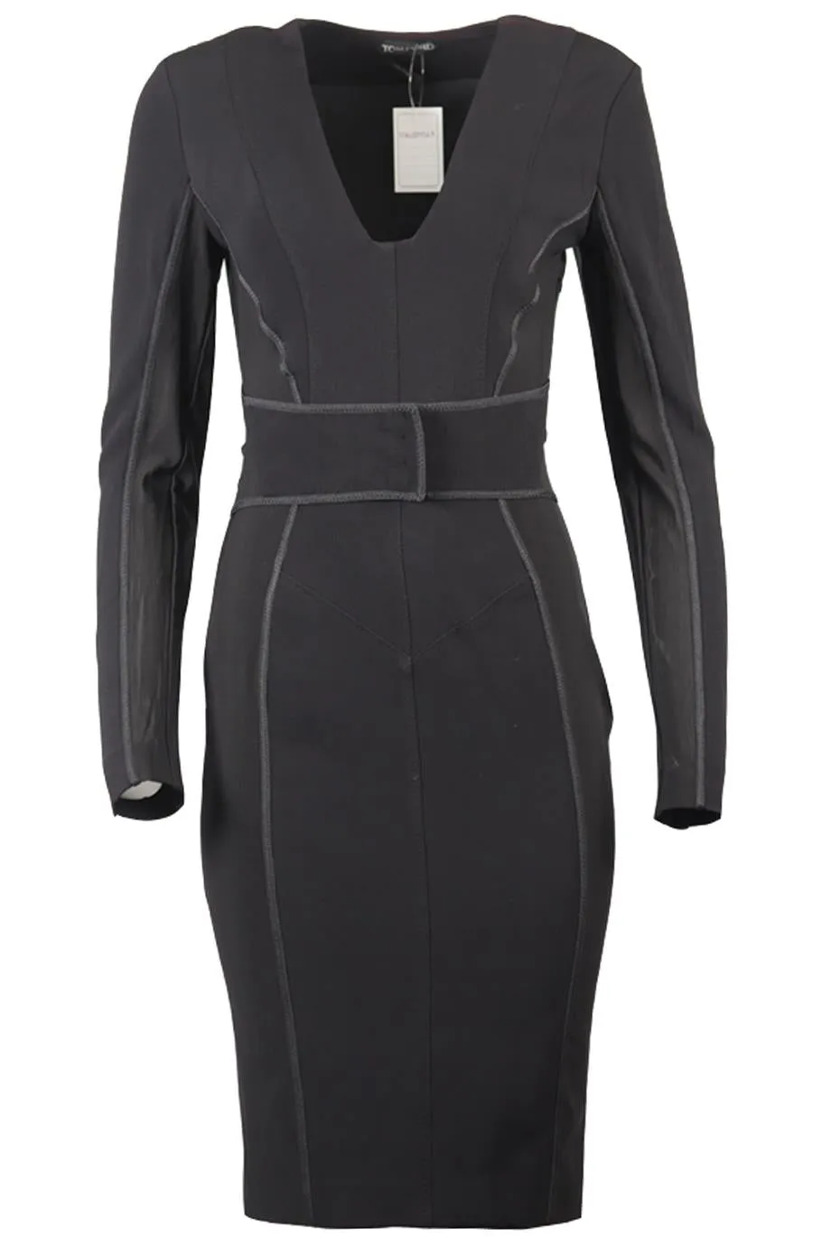 TOM FORD CORSET MIDI DRESS IT 42 UK 10