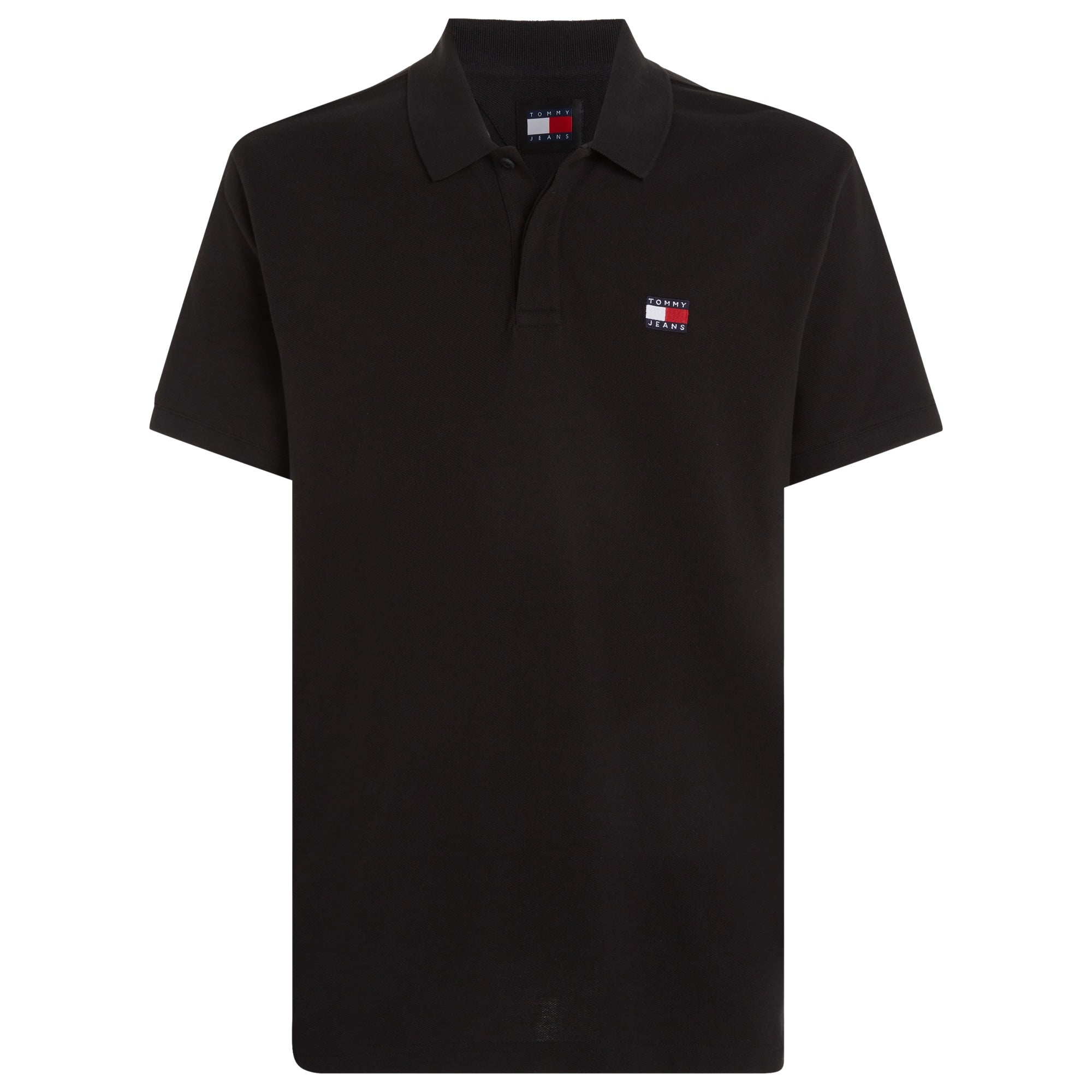 Tommy Jeans Regular Badge Polo - Black