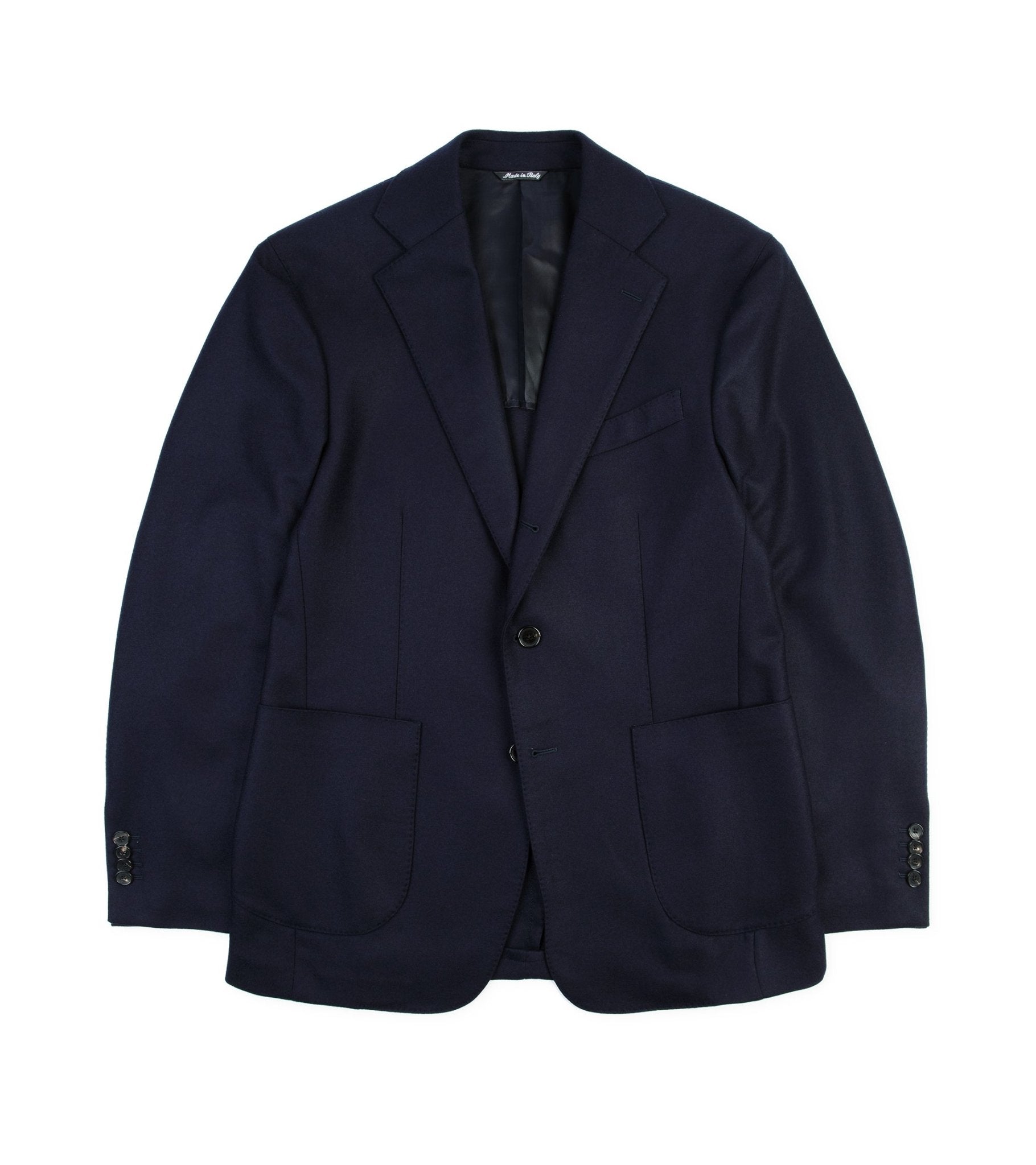 Trunk Wigmore Wool Flannel Suit Jacket: Navy