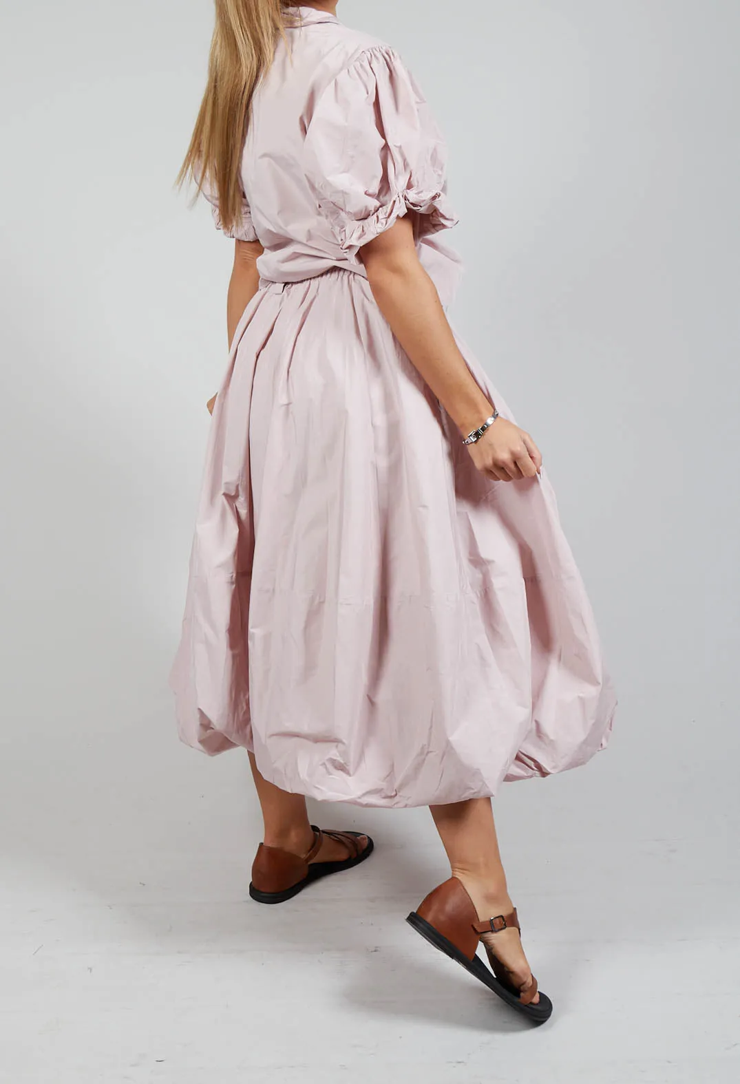 Tulip Midi Skirt in Pink