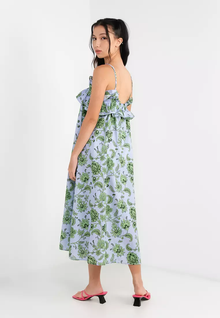 Urban Revivo Ruffled Floral Dress