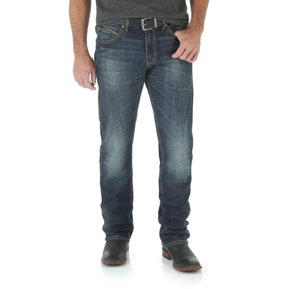 WLT88BZ - Wrangler Men's Retro Limited Edition Slim Straight Jean - Bozeman