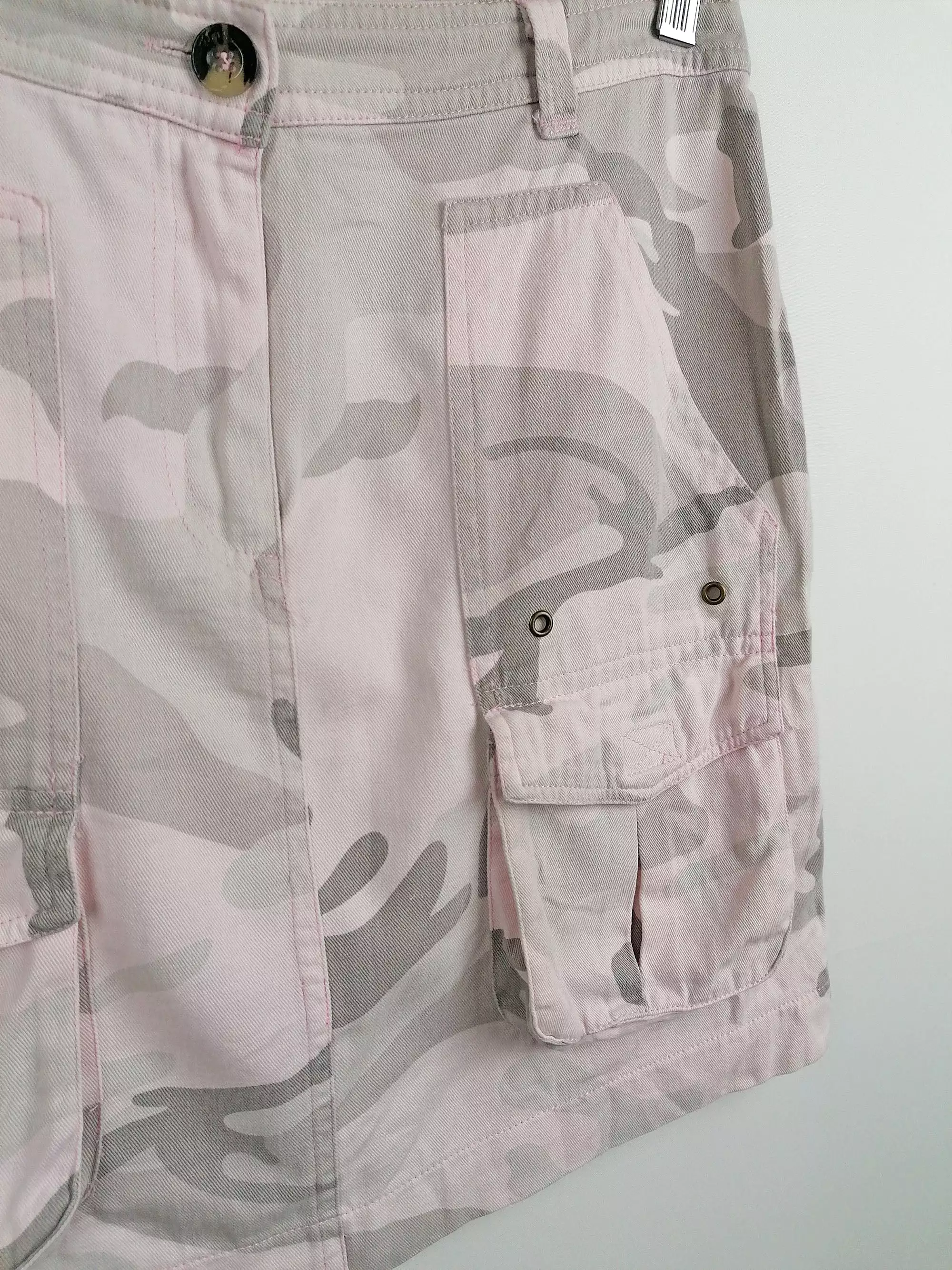 Y2K Mini Skirt Camo Pastel - size M